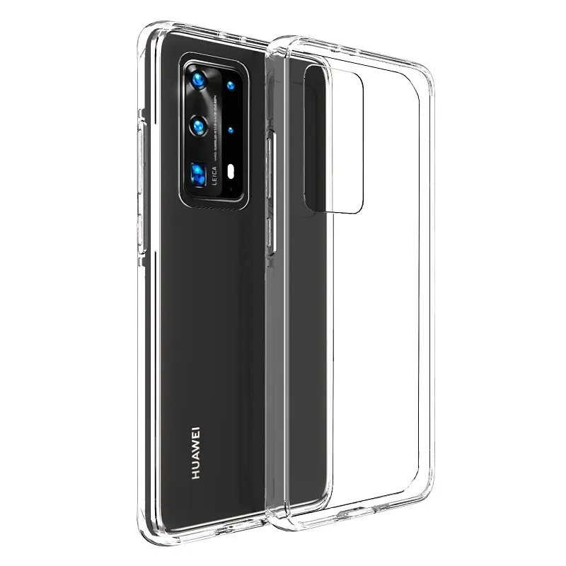 2022 नई विरोधी ड्रॉप विरोधी खरोंच एंड्रॉयड फोन Shockproof उच्च पारदर्शिता के लिए सादे फोन के मामले में Huawei P40