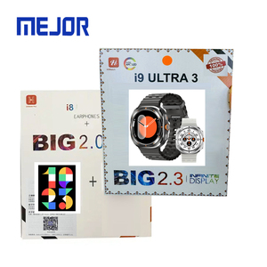 ビッグスマートウォッチギフトボックス2 in 1 Pro MaxヘッドセットUltra3ワイヤレス時計I9 Smart 2in1時計イヤホン - Product Image 2