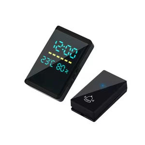 Nhanh chóng vận chuyển 56 âm thanh căn hộ chuông cửa 433Mhz điều khiển từ xa nhựa không dây hệ thống báo động cửa hệ thống điện thoại - Product Image 1