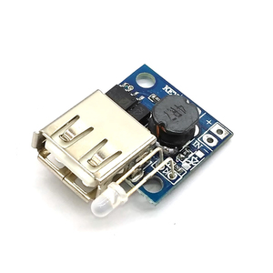 Mini DC-DC 2.6V-5.5V 3.3V3.7V〜5V 2AUSB出力充電器バッテリーインジケーター付き非絶縁ブーストモジュール - Product Image 1
