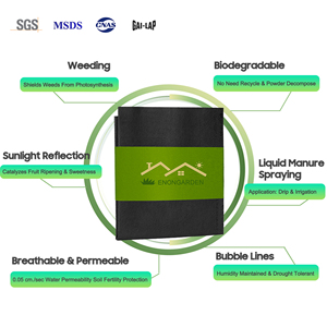 Chiều rộng 3ft 6ft 9ft 1oz 2oz vườn đường sỏi đá cuội thoát nước màu đen đay không dệt vải địa kỹ thuật vải - Product Image 4