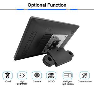 Android 12 pulgadas 4G 3G Wifi pantalla de anuncios programable Lcd publicidad señalización pantalla en la parte trasera del coche - Product Image 3