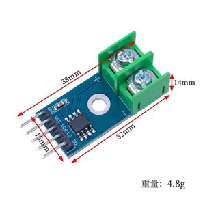 El sensor de detección de adquisición de medición de temperatura del módulo de termopar MAX6675 K puede medir hasta 1024 grados - Product Image 2