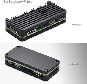 Kit Case Aismartlink Raspberry Pi Zero, custodia passiva in alluminio Pi Zero con testata Pin, mozzo OTG, cavo interruttore on/Off - Product Image 4