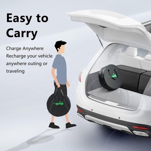 Fabrika OEM ODM tipi 2 elektrikli araç şarjı 16A elektrikli araçlar için şarj istasyonları için tek fazlı taşınabilir elektrikli araç şarjı - Product Image 5