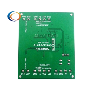 N4DBA06 DC12V Módulo IO digital analógico de 8 canales RS485 Modbus Rtu Protocolo ADC DAC Módulo de entrada analógica - Product Image 2