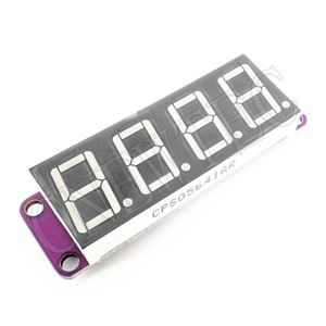 MAX7219 0,56 Zoll 4-Bit-Digital-LED-Anzeige 7-Segment-Modul 5 Farbe Verfügbar für Arduino STM32 STC AVR ESP32 geschweißt