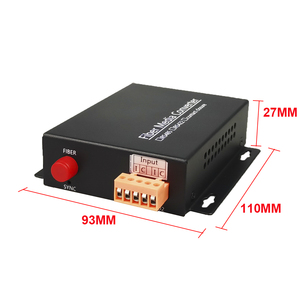 2 kanäle trockenkontaktverschluss glasfaserverlängerungs-TTL-optiktransceiver KEIN NC-glasfaserschalter für eindringen-alarmsystem DC12V - Product Image 4