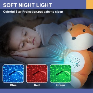 Sleep <strong>Plush</strong> Toy Baby Shushing Toy Baby Sleep Aid Soother Stuffed Animal <strong>Plush</strong> Toy With White Noise Lullaby <strong>Songs</strong>