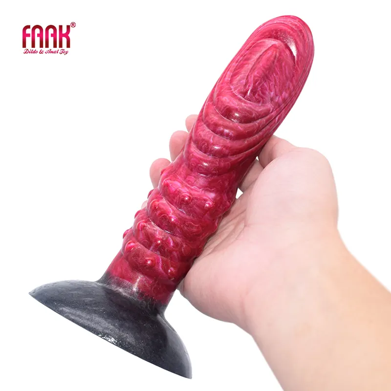 Faak dildo de silicone realista, brinquedo sexual feminino para homens, dildo lésbicas de borracha com prazer