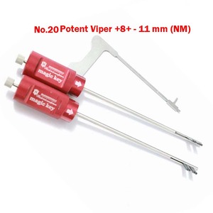 Haoshi Dụng Cụ No.20 Mạnh Viper + 8 + - 11 Mm (NM) Master Magic Key 2 Pcs Thạc Sĩ An Toàn Hộp Strongbox Khóa Chọn Thợ Khóa Công Cụ - Product Image 2