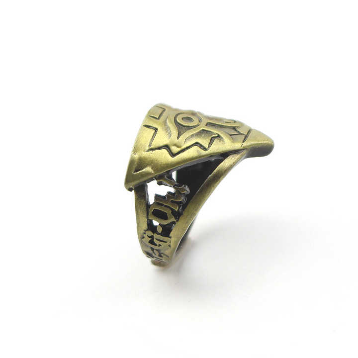 Classic Yu Gi Ring Anime Yugioh Millenium Holder Toy Yu Gi Oh Cosplay Pyramid Egyptian Eye of Horus Ring Holder Jewelry