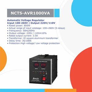 Factory Direct 1000Va 800W 3.5A Automatic Digital Display <strong>Controller</strong> Power Voltage Regulators - Product Image 6
