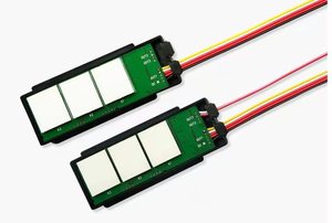 Interruptor de sensor táctil de 12v para espejo LED, atenuador de luz táctil con función de interruptor de dientes azul para espejo