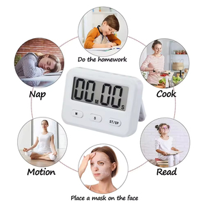 Großbild-LCD-Display Elektronische Küche Timer Kochgeschirr Dual Timer Funktion Wecker Schlaf Stoppuhr Erinnerung - Product Image 4