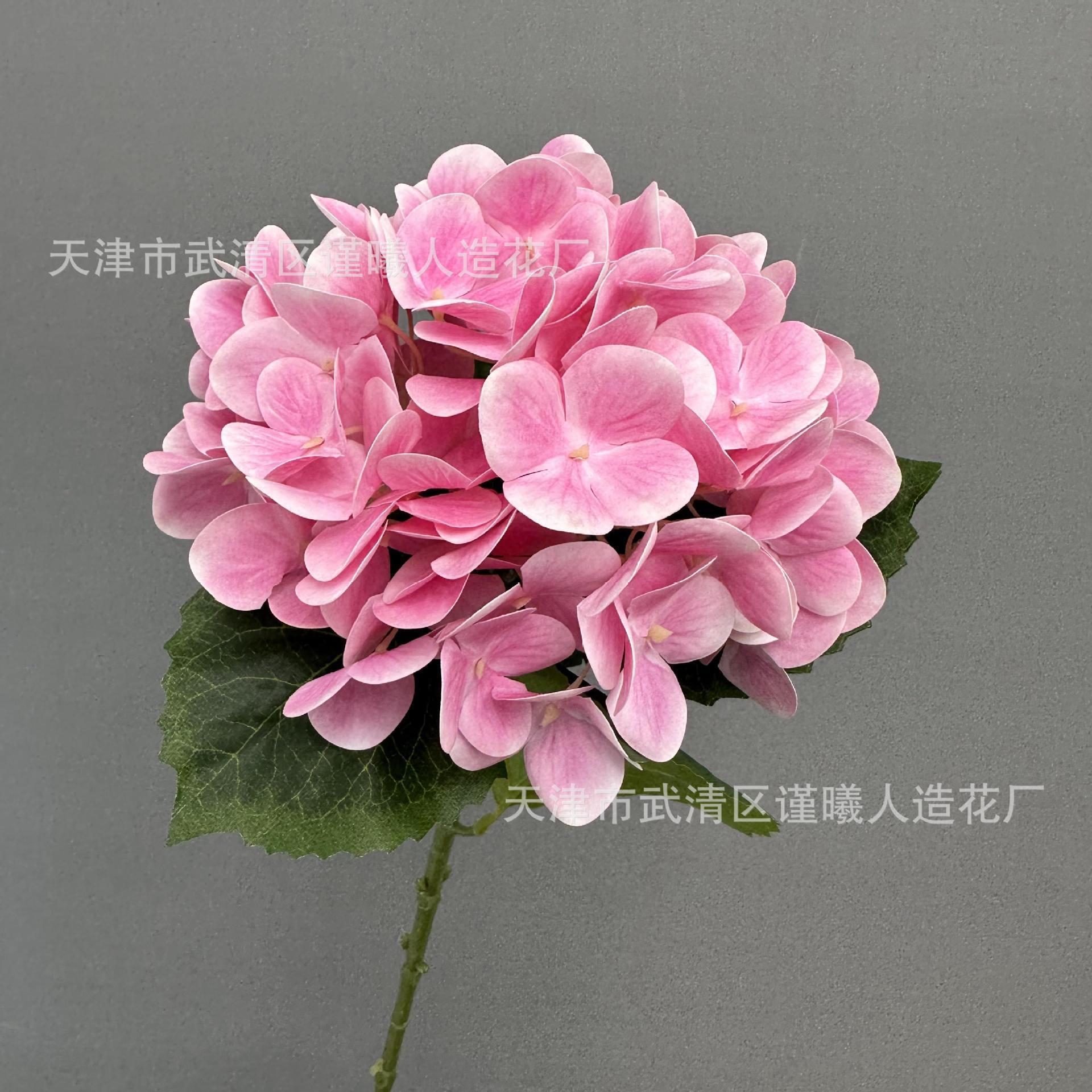 3D lifelike hydrangea - pink