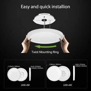 24W 32W WIFI APP Control Remote Control Voice Control Led Modern Ceiling Lights Bedroom Ceiling <strong>Lamps</strong> - Product Image 4