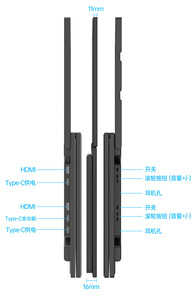 Dual Triple IPS 15.6-inch 60Hz Portable <strong>Monitor</strong> for Business
