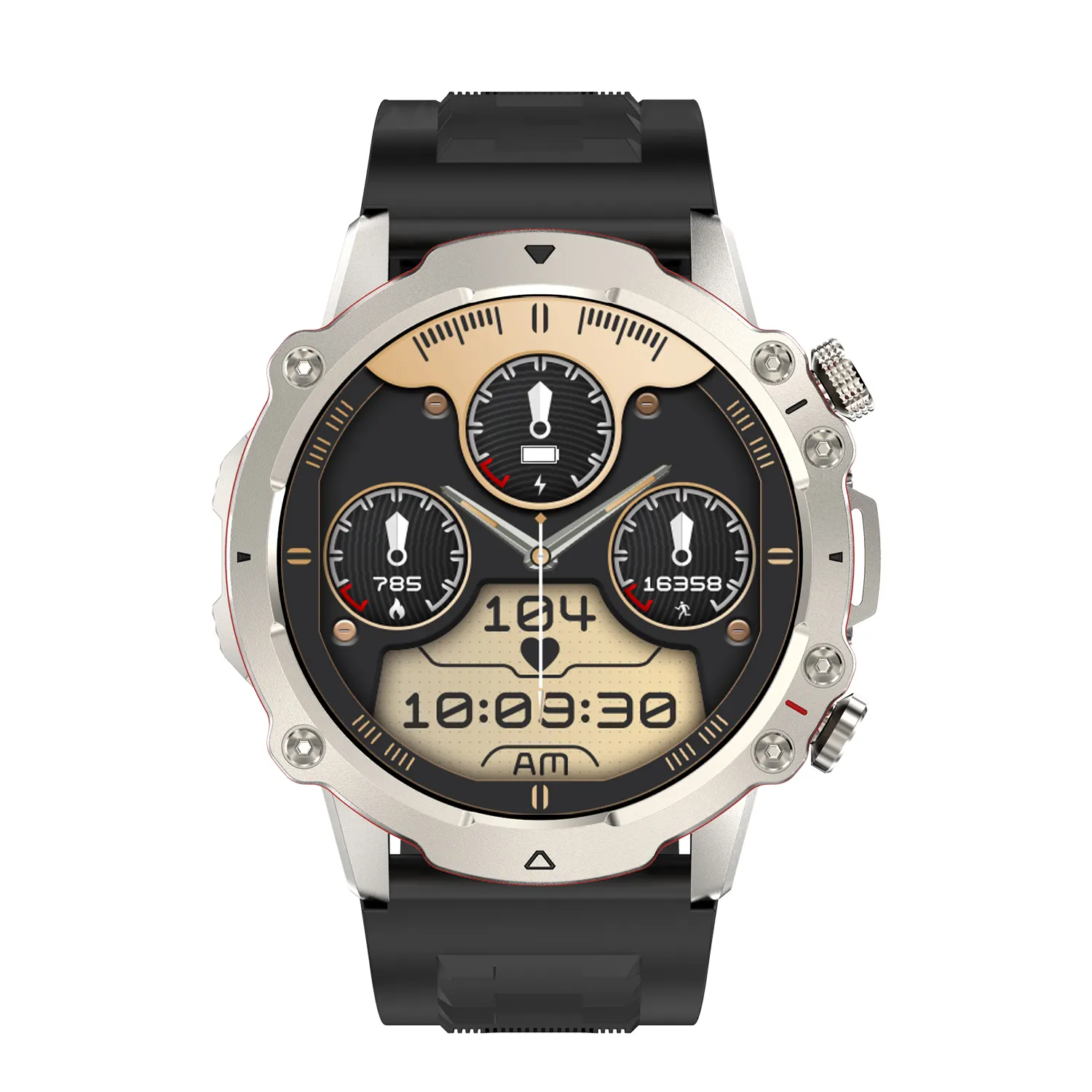 Nuovo orologio sportivo da uomo all'aperto più duro CT18 AMOLED 1.43 pollici 300mah batteria grande extra lungo standby smart watch da uomo