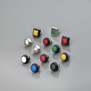 Interruttore a pulsante rettangolare 12mm 16mm 19mm interruttore a pulsante rotondo impermeabile a pulsante quadrato - Product Image 6