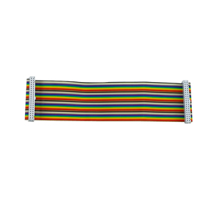 20cm 40-Pin cavo piatto GPIO estensione Raspberry Pi 4 & arancione Pi compatibile maschio a femmina e femmina a femmina color arcobaleno - Product Image 4