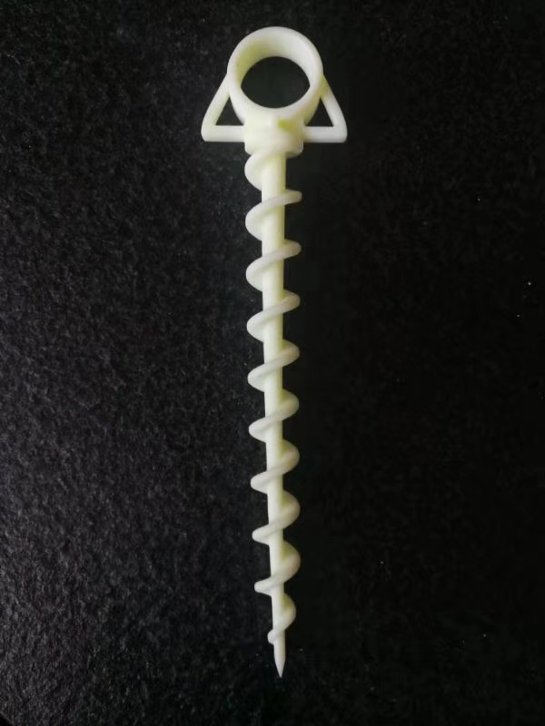 12.25Inch torció las lonas al aire libre de la lluvia de la casa de los accesorios de la clavija de tienda que caminaban 3C para el día de fiesta de la Navidad 2