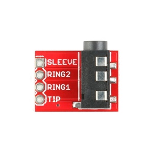 3.5mmジャックブレイクアウトヘッドフォンマイクオーディオMP3ステレオブロックインターフェイスモジュール - Product Image 2