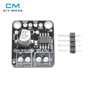 DRV8871 fırçalanmış DC Motor sürücü panosu H köprü 6.5V-45V PWM denetleyici modülü 3.6A akım Sense Arduino için