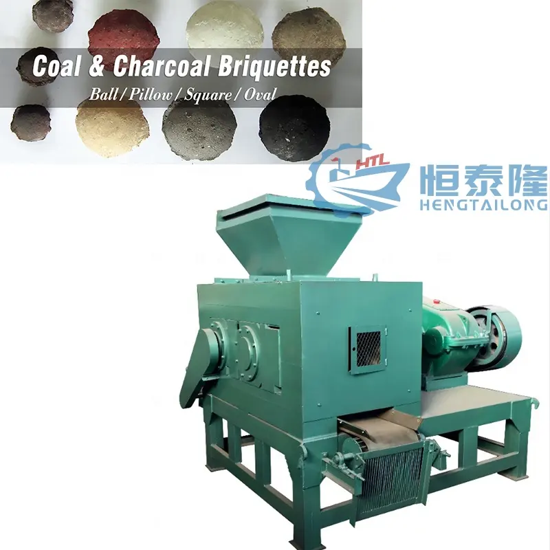 Máquina para hacer briquetas de carbón de forma ovalada en polvo de carbón portátil Zhengzhou
