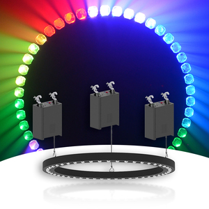 X WINCH Kinetic Ring <strong>Light</strong> LED RGB Color Lifting Kinetic Dmx 512 <strong>Lights</strong> - Product Image 2