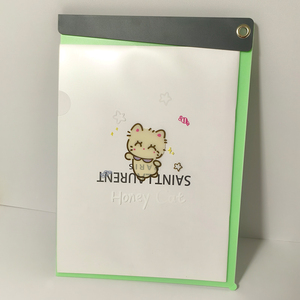 Carpeta de información personalizable A4 PP Caja de archivo con logotipo de clips de tijera PP y tamaño de patrón para archivar productos - Product Image 6