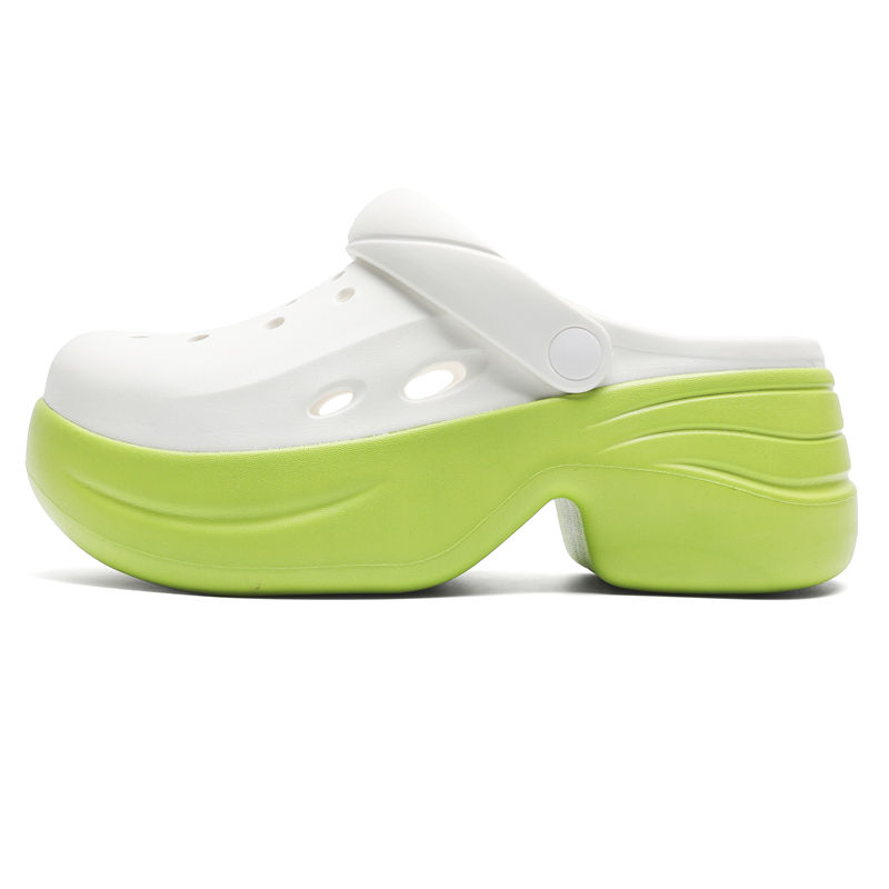 Green Sole with White Upper