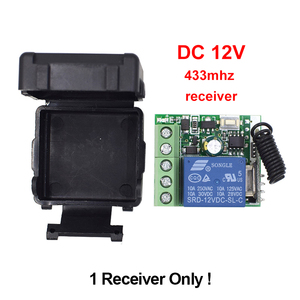 SMG-801 12V Mini Wireless RF Fernbedienung Lichtsc halter 10A Relais Ausgang Radio DC 12V 1 CH Kanal Empfänger Modul Sender - Product Image 6