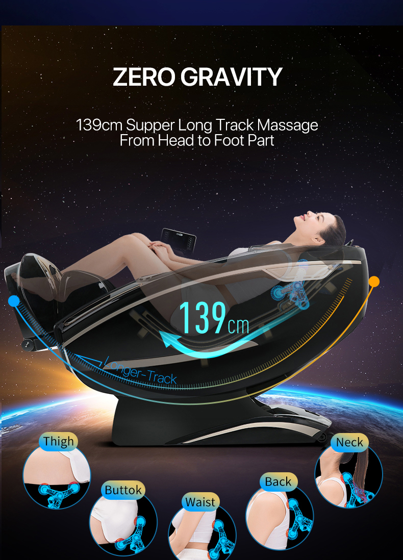 Jare S600 Factory OEM Cheap Price High Quality Foot Armchair Shiatsu Electric Massager Chair For Home Full Body Massage Chair