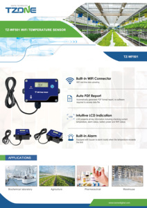 Sensor de temperatura WiFi que monitorea la temperatura inteligente y el transmisor de humedad alarma wifi - Product Image 3