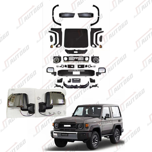 Toyota Land Cruiser LC70 serisi 2007-2021 için ayna ile Facelift vücut kiti yükseltme 2024 LC76 FJ79 2WD 4WD off Road Pick Up - Product Image 1