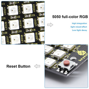 Keyestudio <strong>SK6812</strong> Shield LED Dot Matrix Shield for <strong>Arduino</strong> UNOR3