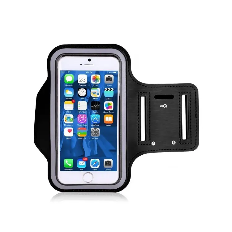 GARIDA Running teléfono celular correa de brazo Unisex deportes Fitness teléfono celular 6 "Pantalla táctil brazo bolsa impermeable para teléfono