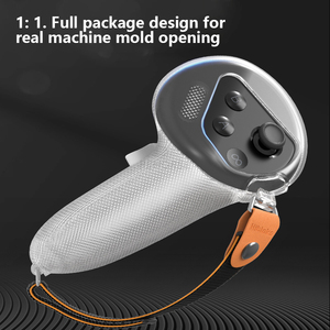 Touch Controller Cover for <strong>Quest</strong> 3 Handle Silicone Protective Cover Anti Slip Anti Drop Strap VR Accessories for <strong>Quest</strong> 3 - Product Image 2