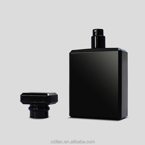 Lüks özel boş kare 20ML 30ML 50ML 100ML parfüm cam koku sprey şişe T şekli kap ve ambalaj kutusu ile - Product Image 2