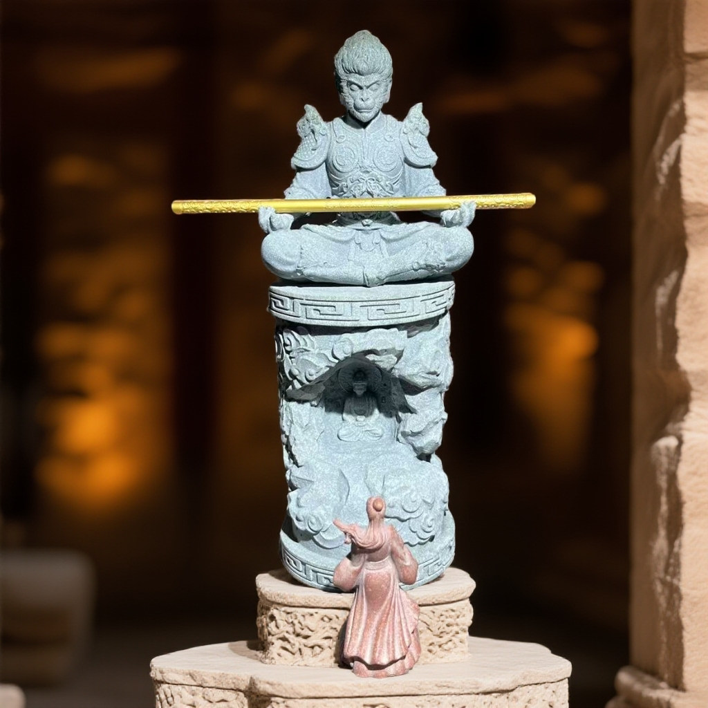 Gao 26 grand sage retourne le pilier de bouddha-rouge zixia