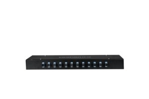 Panel de conexión de distribución de fibra óptica 12 puertos con adaptador tipo ST