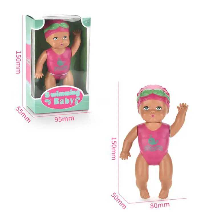 新しいリアルな生まれ変わった赤ちゃん人形赤ちゃんミニ水泳人形最高のクリスマスギフト
