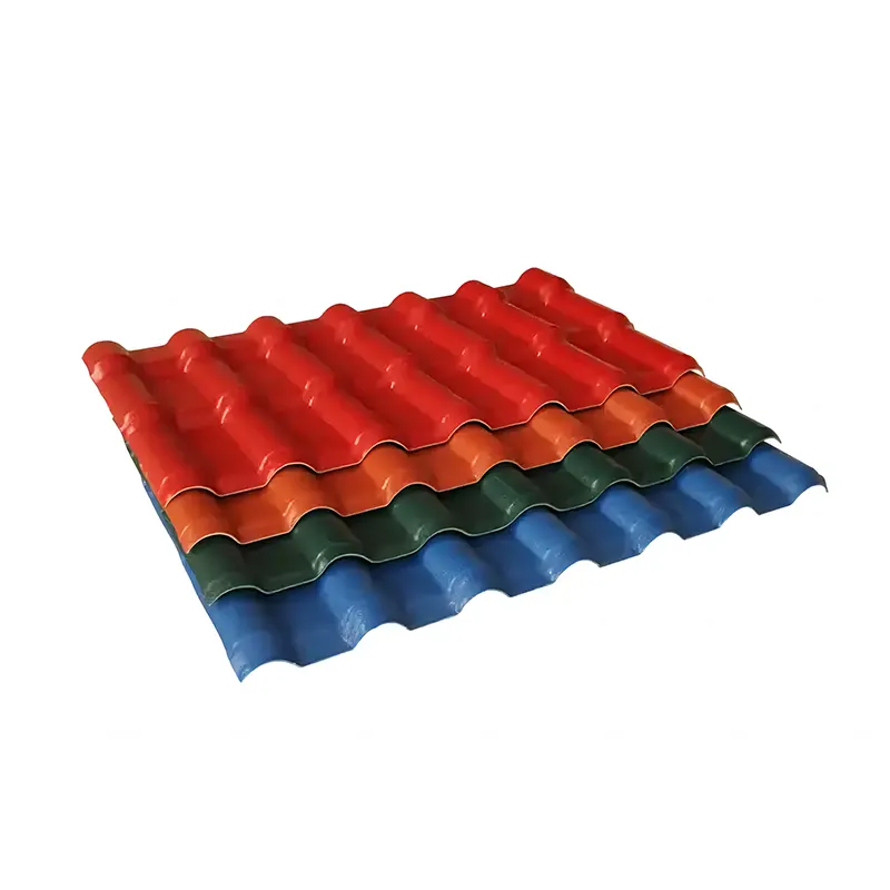 Tegola rivestita di colore ASA anticorrosione capannone in plastica tegola in plastica per tetto ASA