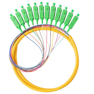 Fabrika Outlet OEM SC LC FC ST konnektörler Fiber optik Pigtails Apc Upc SM DM FTTH özelleştirilmiş Fiber optik Pigtail - Product Image 1
