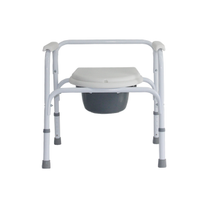 調節可能な便器セットトイレチェアトイレ大人用チェア便器高齢者用ポータブルスチールベッドサイド便器