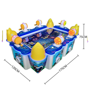 Büyük oyun alanı çocuk jetonla çalışan piyango 6 kişi balıkçılık avcısı Video oyunu Arcade balıkçılık oyunu toptan - Product Image 2