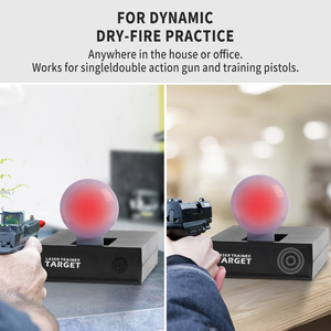 Laser thông minh Laser chụp Đồ chơi mô hình tự động phục hồi Flip-up trở lại mục tiêu đào tạo nhựa mục tiêu - Product Image 4