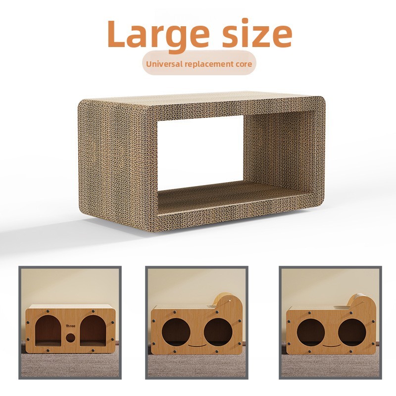 Double-door double-hole large-sized universal replacement core