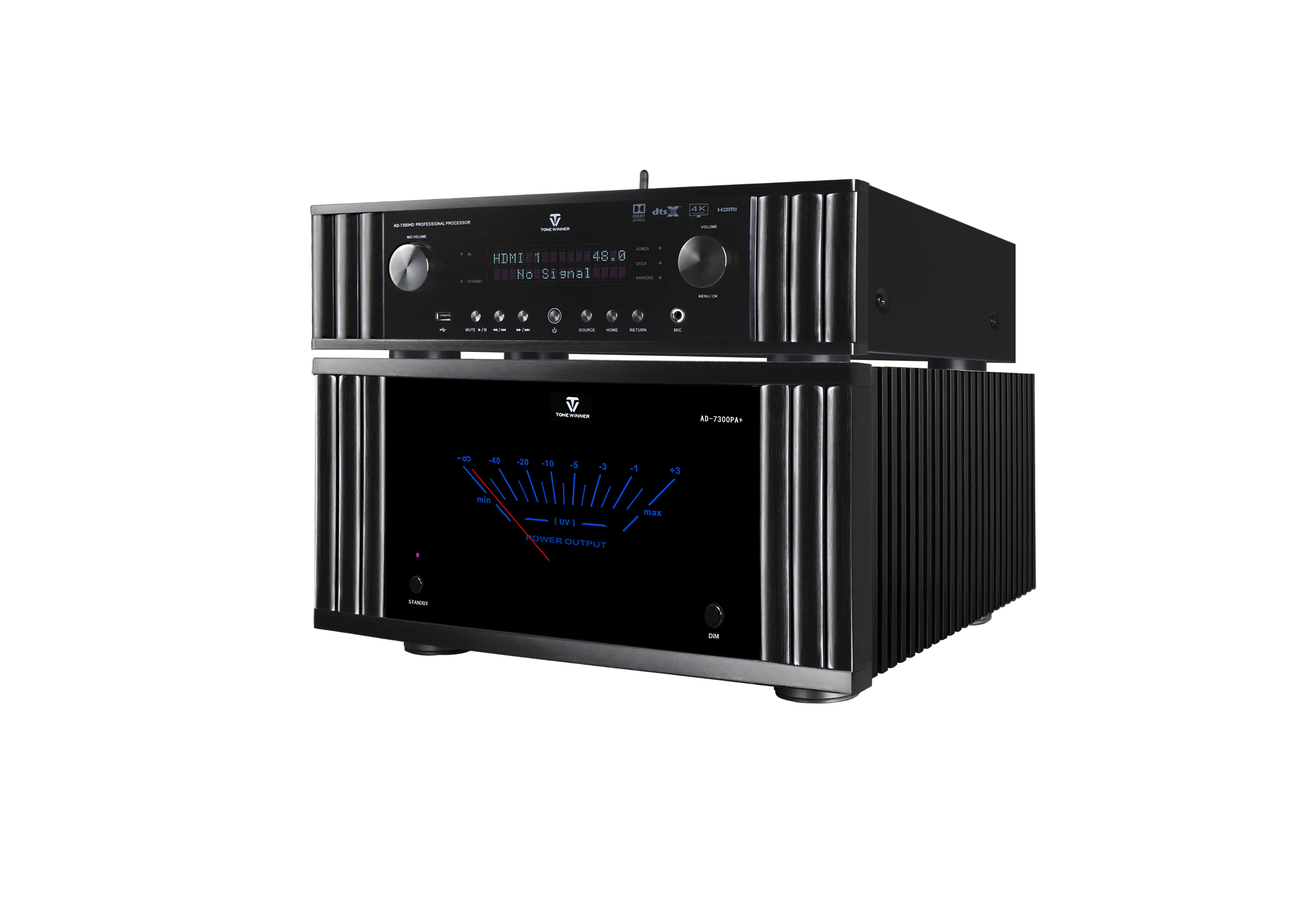 ToneWinner 7チャンネルHi-Fiアンプ各チャンネル310Wパワー出力アンプホームシアターシステム優れたサウンドアンプ